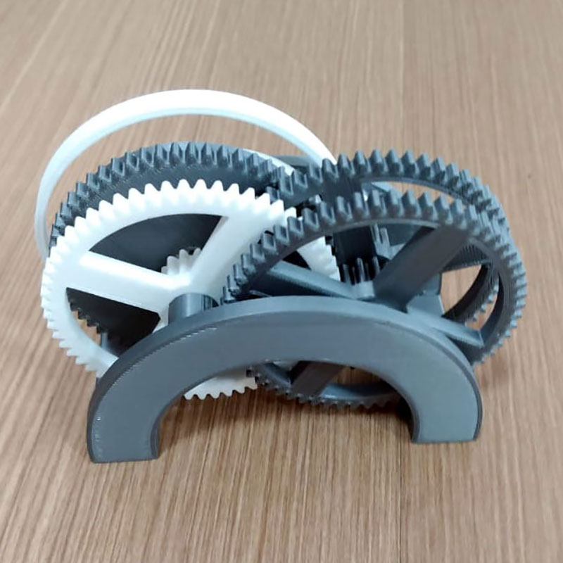 Engrenagens impressas em 3D